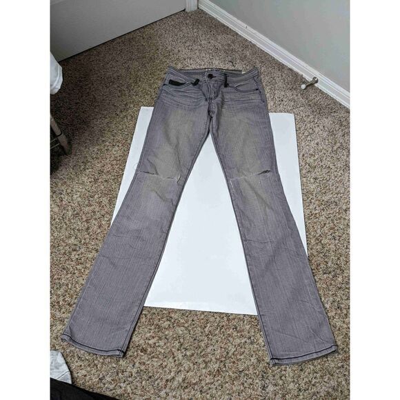 575 Los Angeles Straight Gray Designer Jeans 26 - Picture 11 of 16